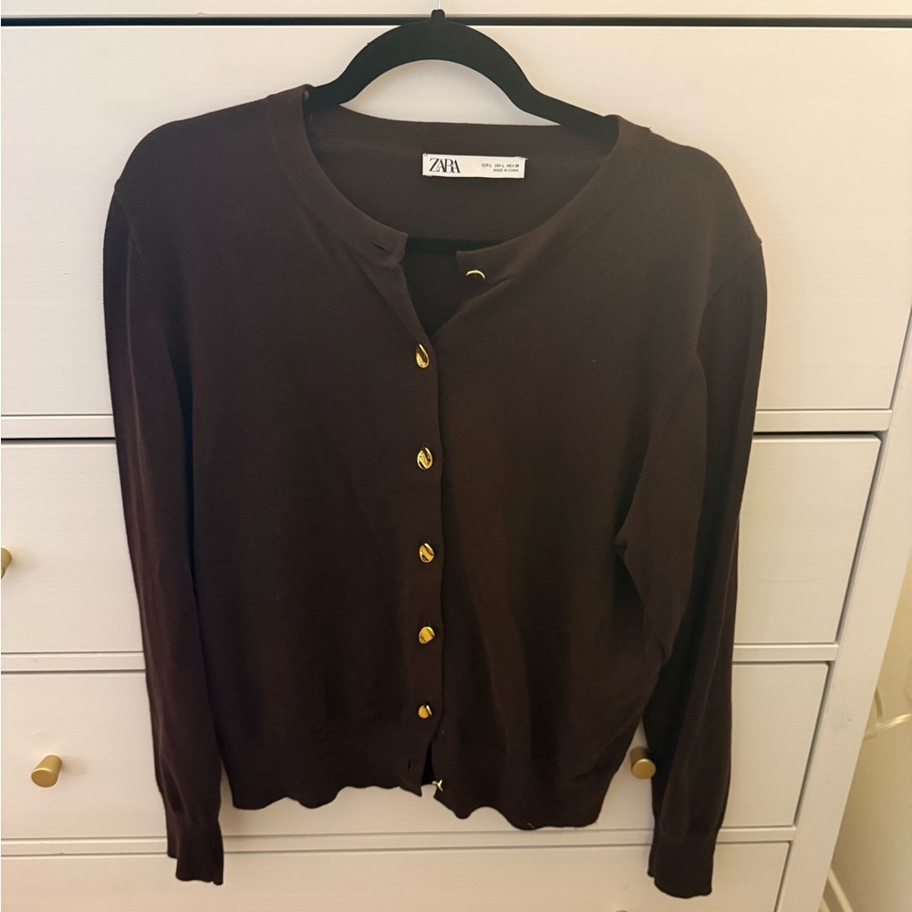 Zara Brown Cardigan